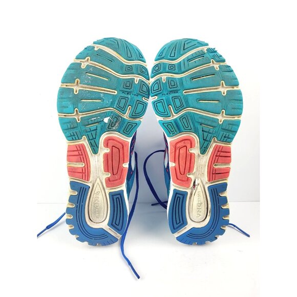 BROOKS TRANSCEND 5‎ WOMEN BLUE PINK WHITE - Size 10 - Picture 7 of 8